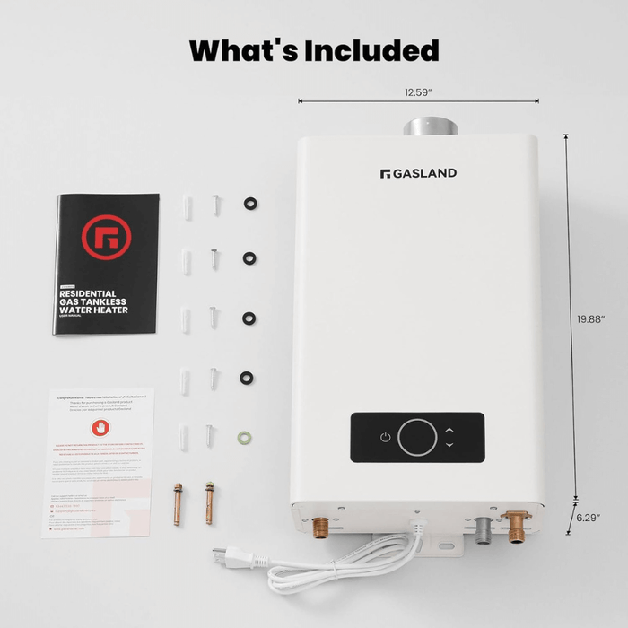 GASLAND Gasmart Comfort Series Indoor Tankless Propane Water Heater 2.64 GPM 68,000 BTU-CS264LP-GASLAND Chef