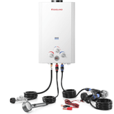 GASLAND Propane Tankless Water Heater with Water Pump - 2.64GPM 10L Digital Screen