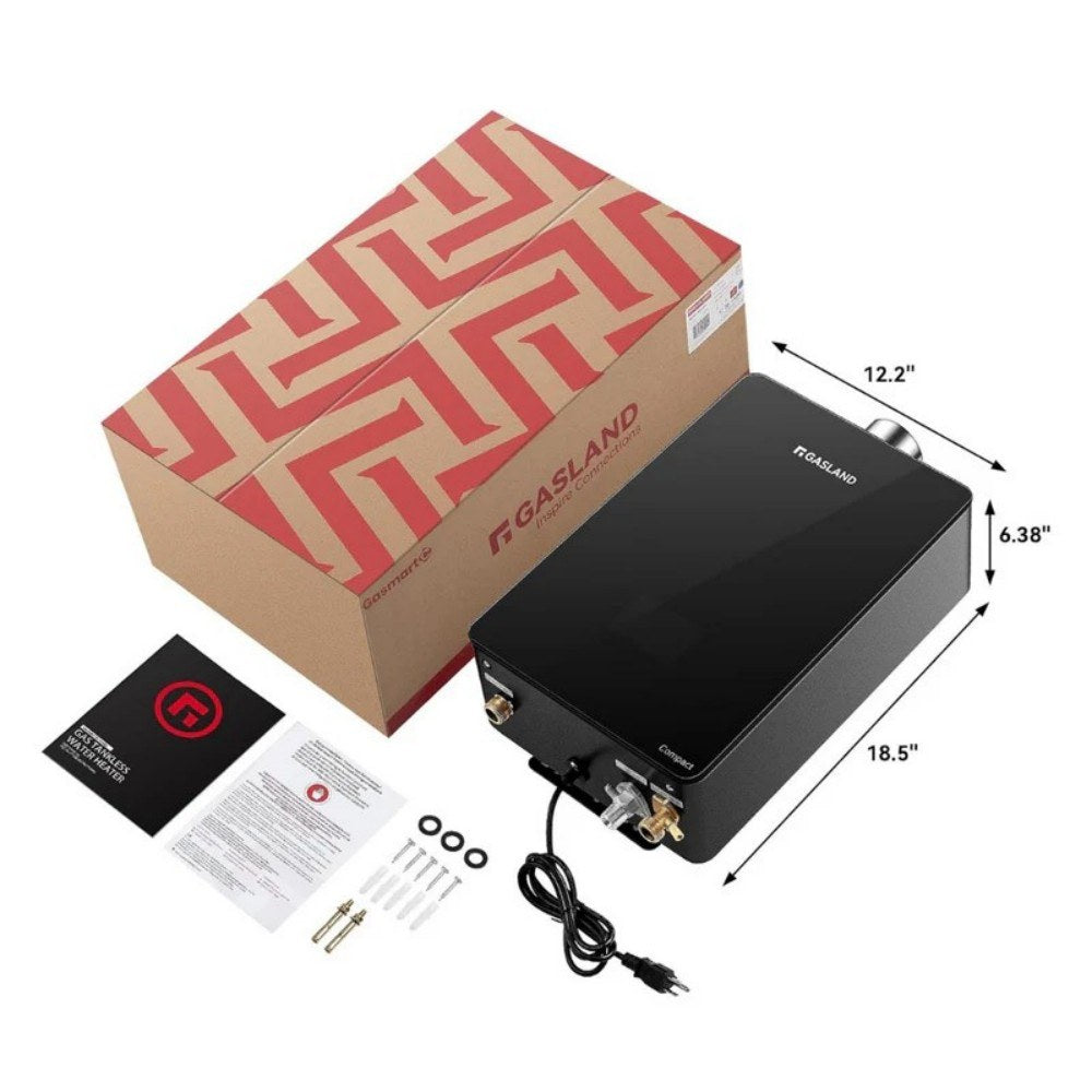 GASLAND Compact Indoor Tankless LPG Water Heater - 4.22GPM 10,2000BTU