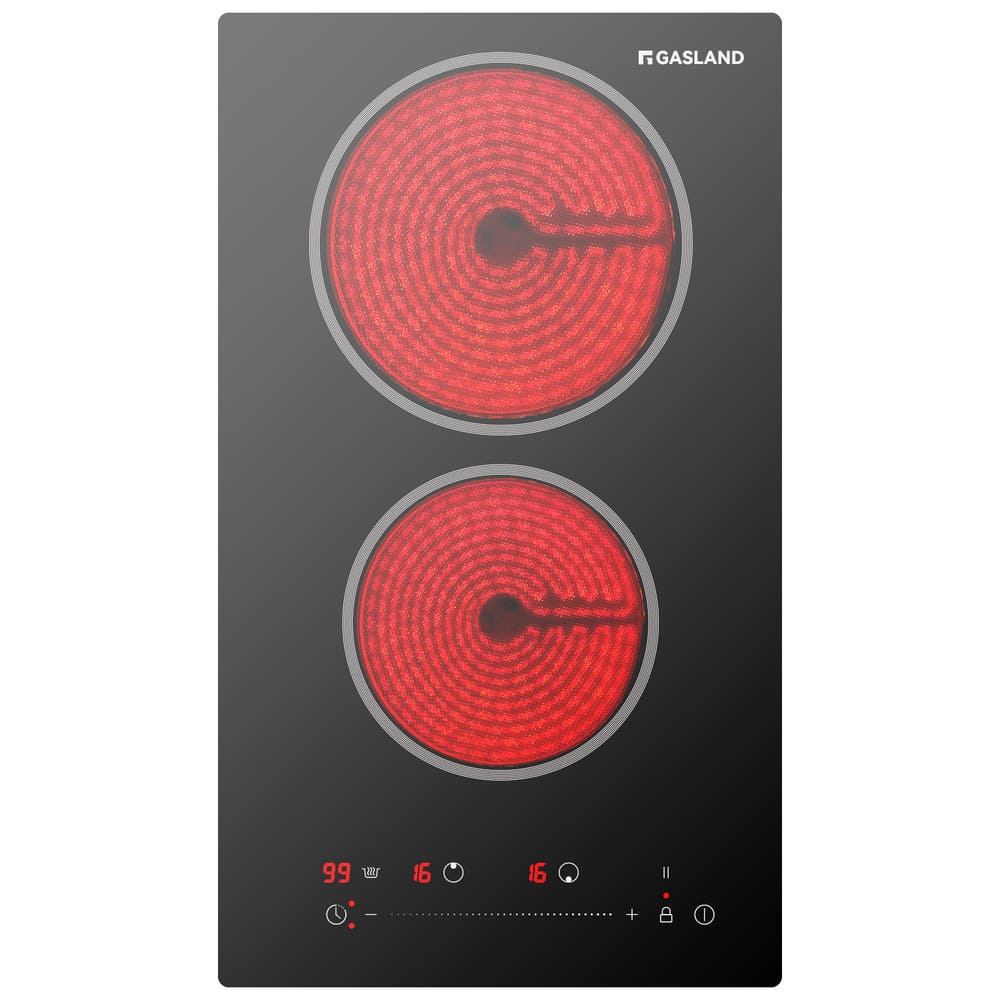 GASLAND 12 Inch 2 Burner Pro-Style Touch Control Ceramic Cooktop
