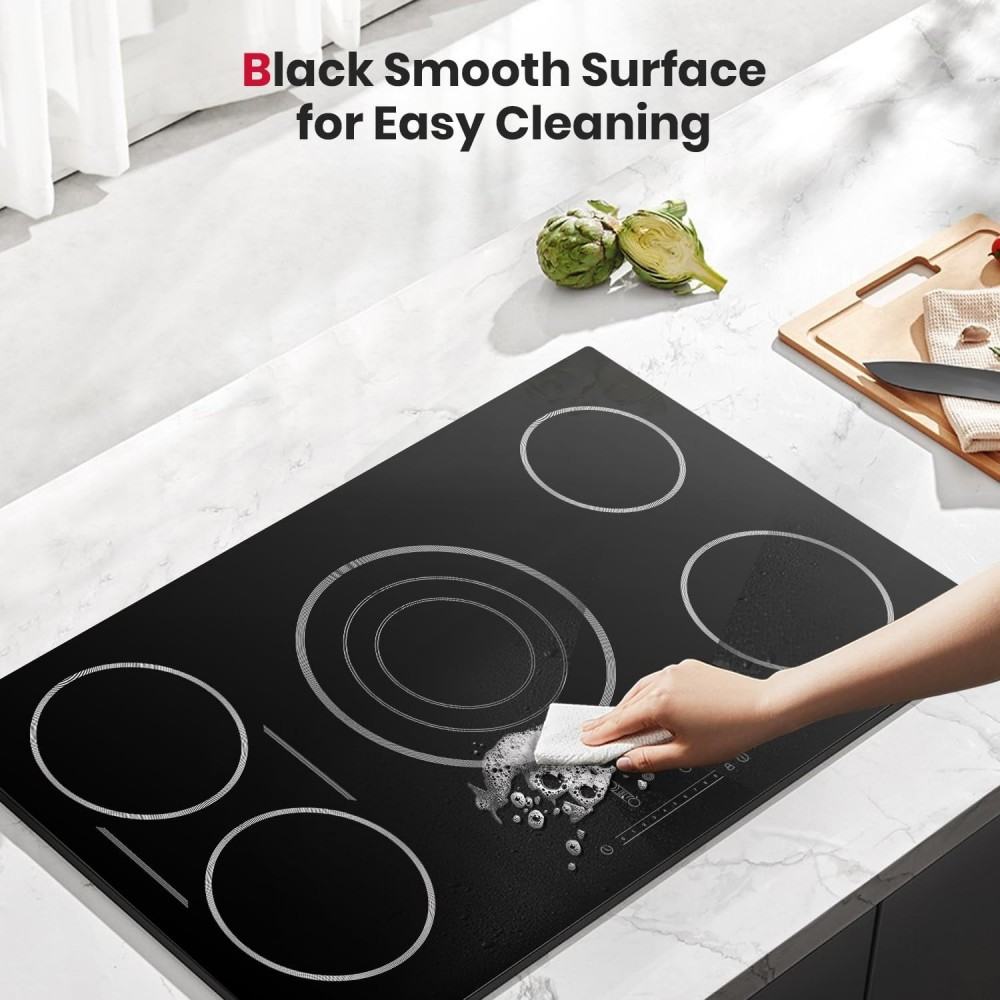 GASLAND 30" 4 Burner Sync Element Slide Touch Control Electric Cooktop
