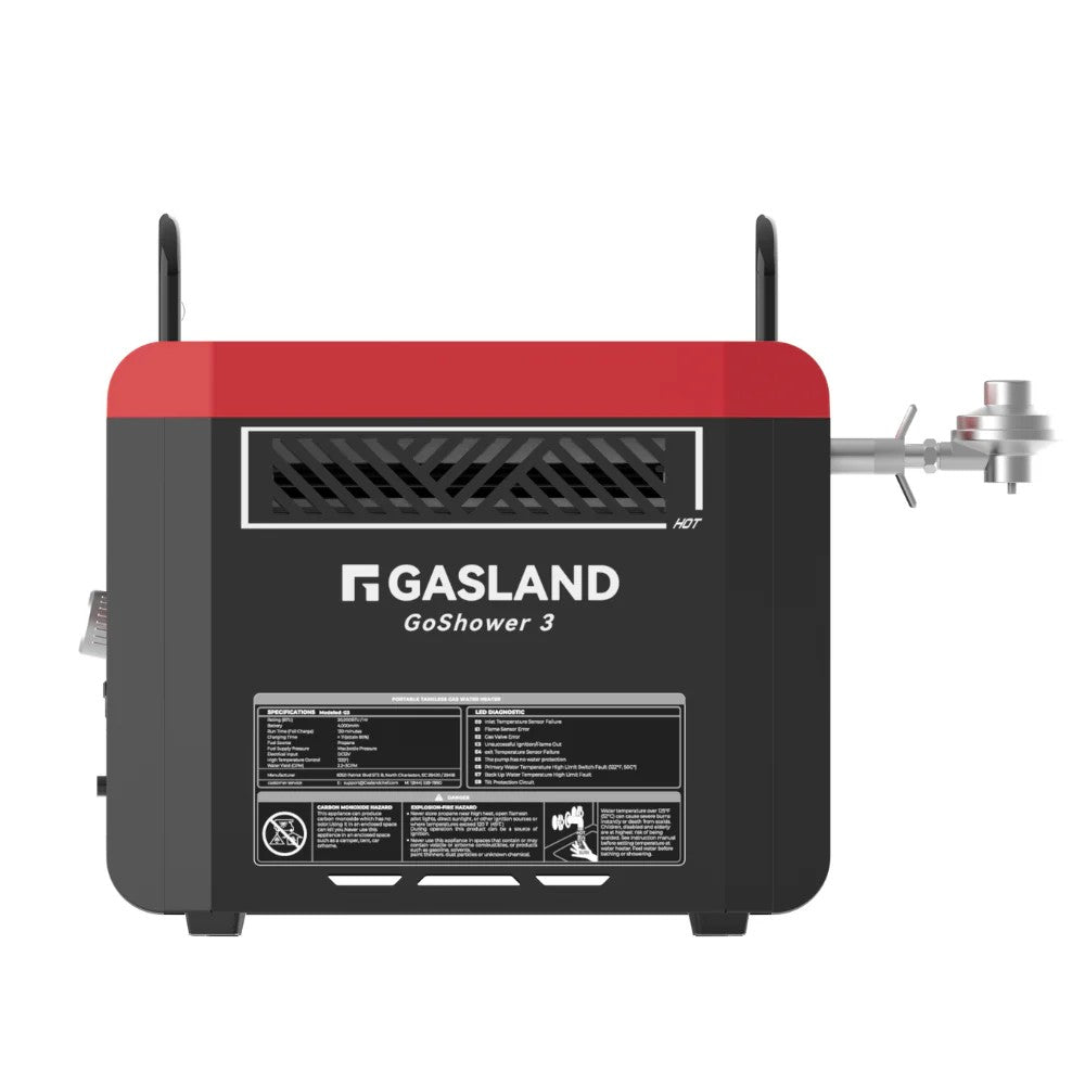 GASLAND GoShower 3Pro Portable Propane Tankless Water Heater With Pump