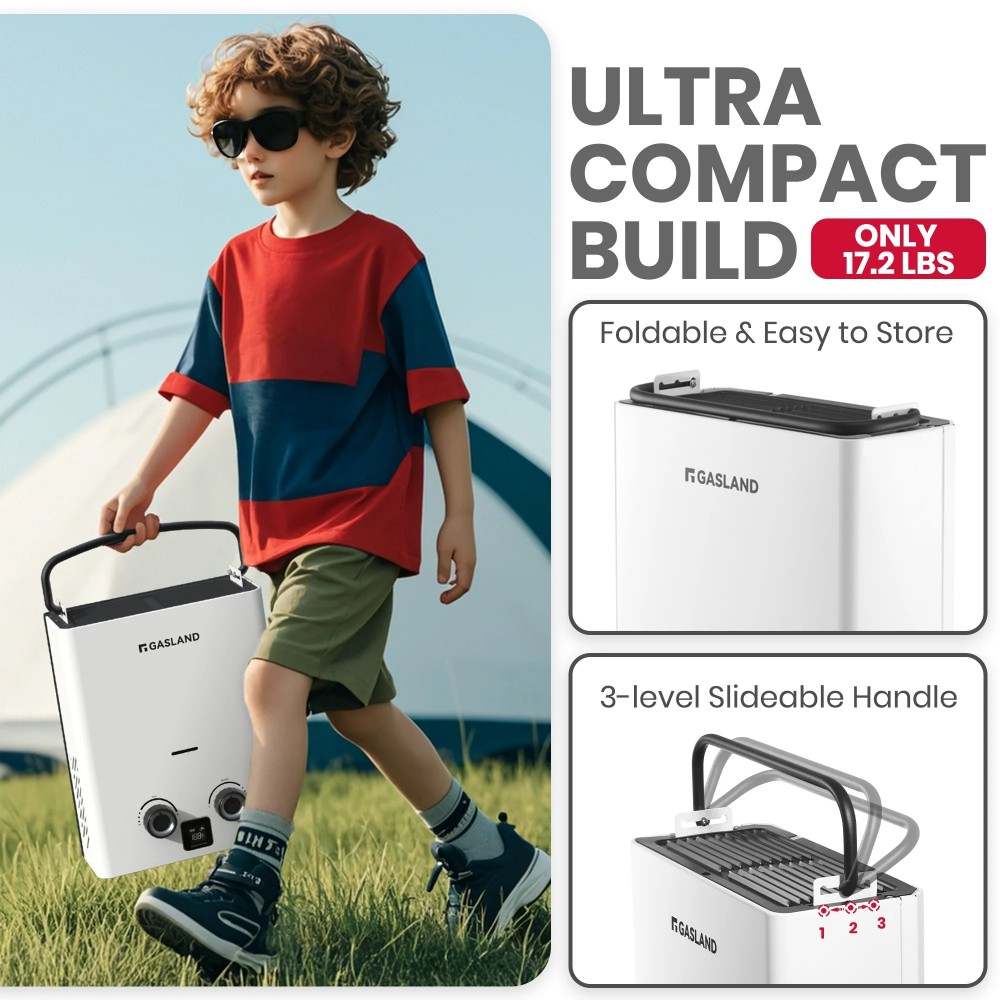 GASLAND GoShower 5 1.32 GPM Outdoor Portable Tankless Water Heater