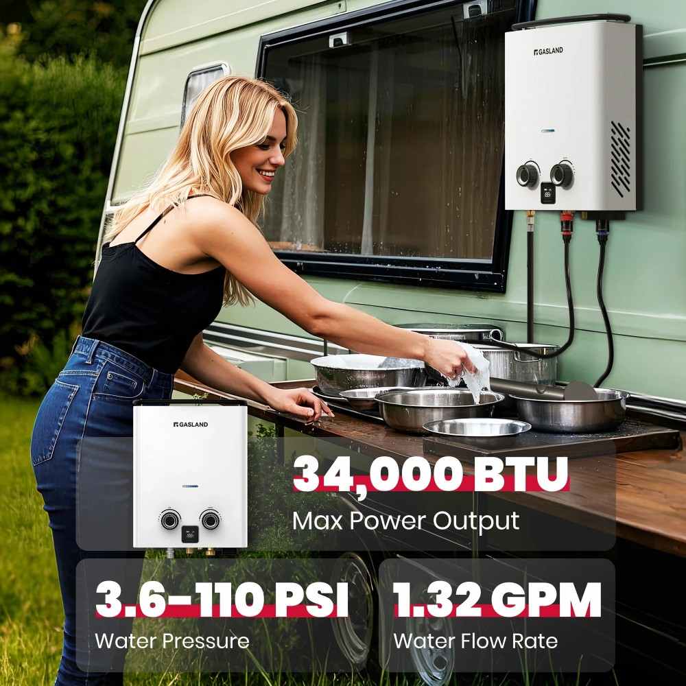 GASLAND GoShower 5 1.32 GPM Outdoor Portable Tankless Water Heater