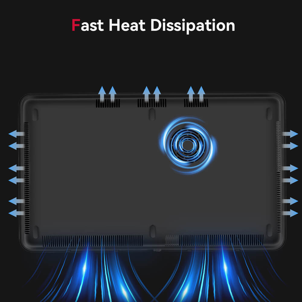 GASLAND 24 Inch Touch Control Portable Induction Cooktop with Double Boost Zone 1800W