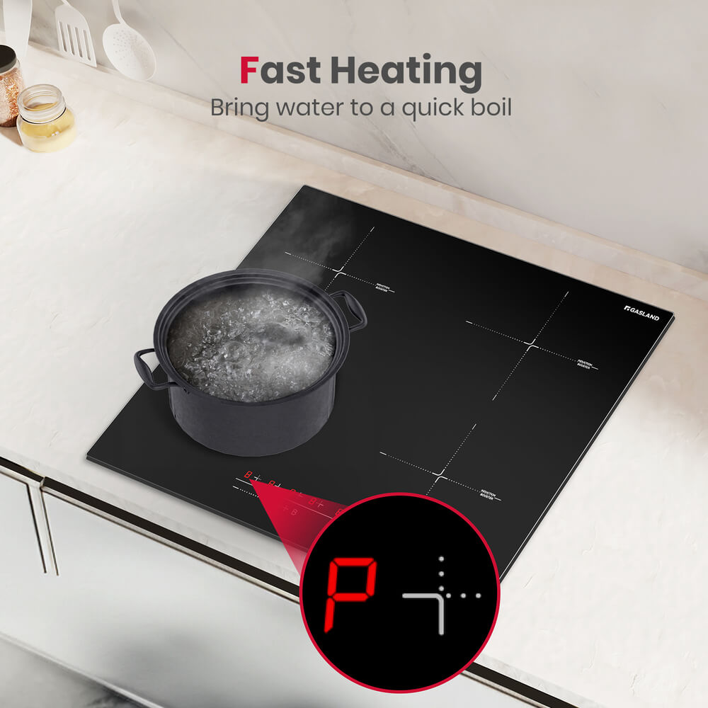 GASLAND 24 Inch 4 Boost Burner Slider Control Induction Cooktop