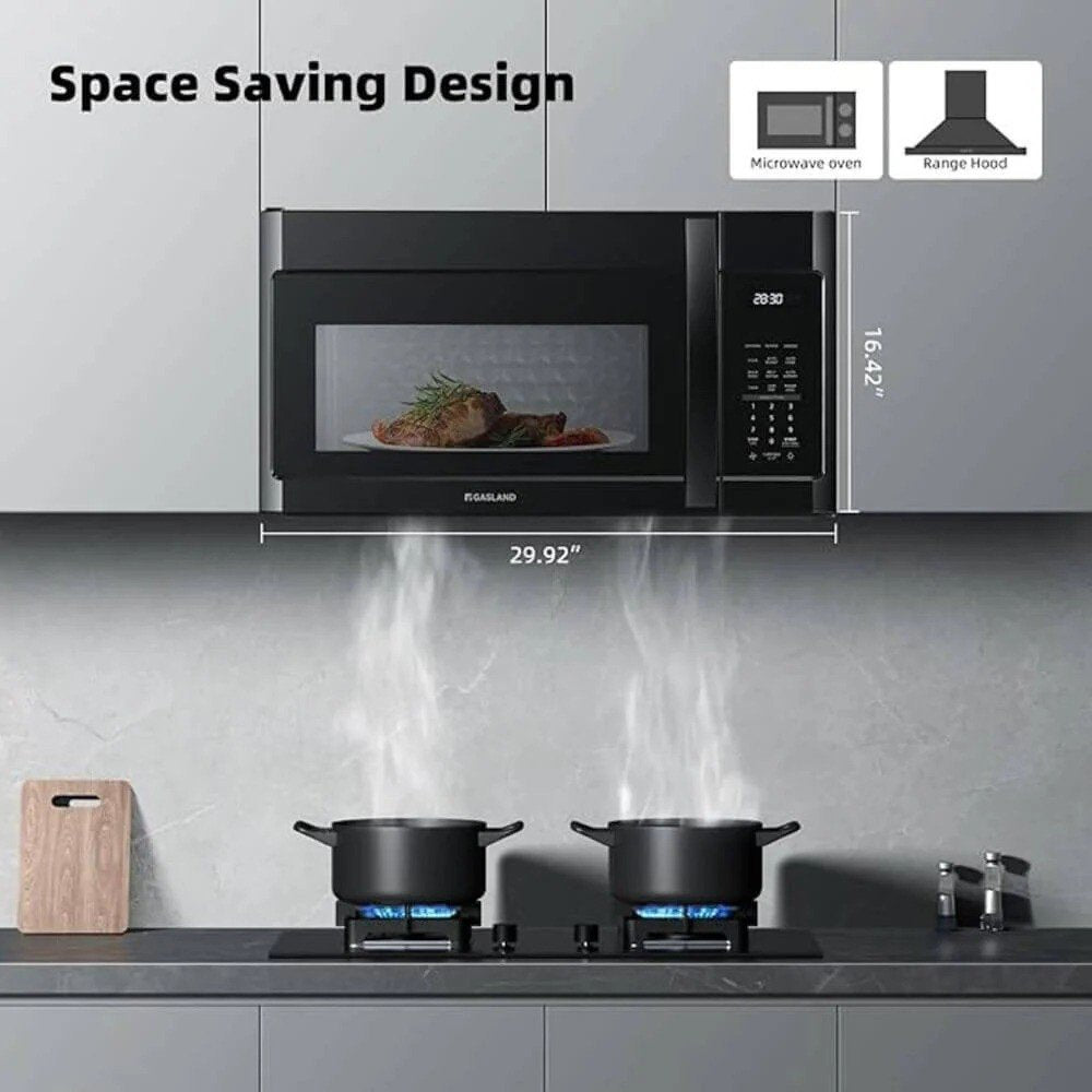 GASLAND 30" 1.9 Cu. Ft. Over the Range Microwave -  Black