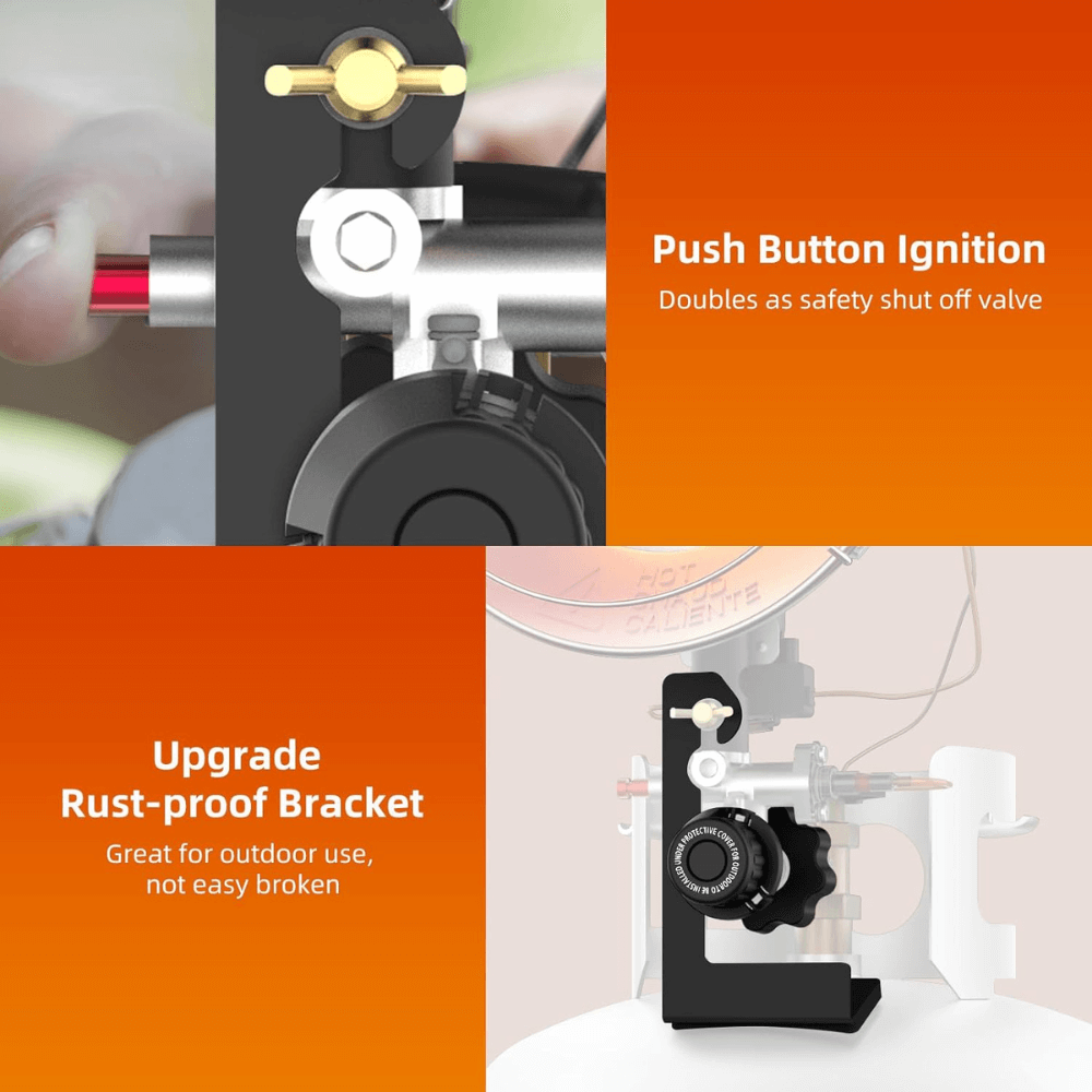GASLAND 15,000 BTU Outdoors Propane Tank Top Heater with Shut-off Valve and Tip-over Switch-PH01S-GASLAND Chef