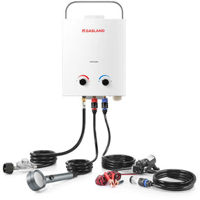 GASLAND 1.32 GPM Portable Tankless Propane Water Heater with Pump