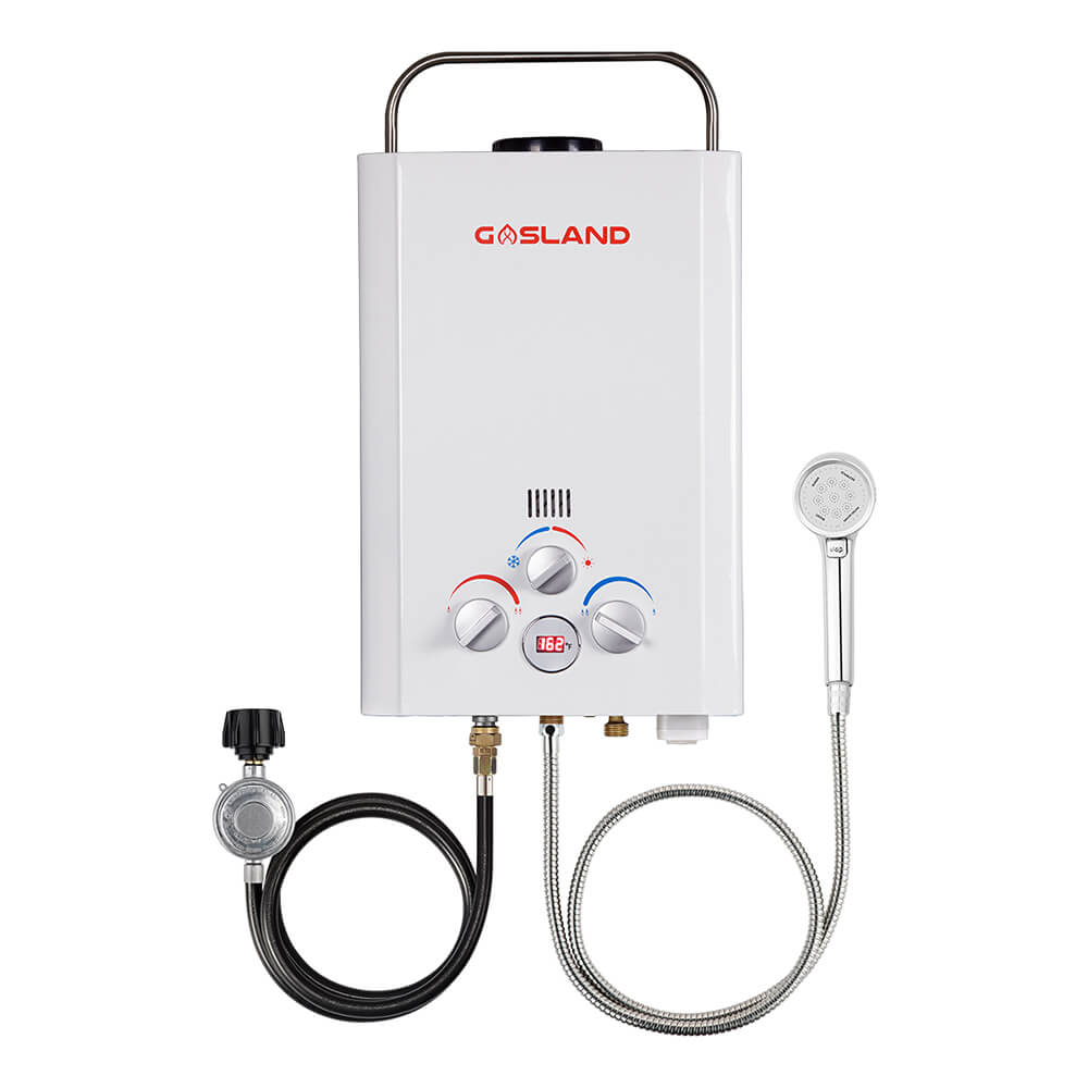 GASLAND Outdoors Water Heater 1.58GPM 6L LED Digital Screen Portable ...