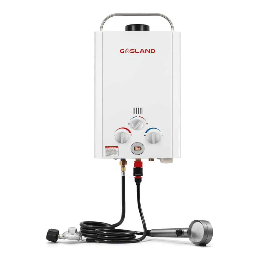 GASLAND 1.58GPM 6L 41,000BTU Portable Tankless Digital Screen Propane Gas Water Heater