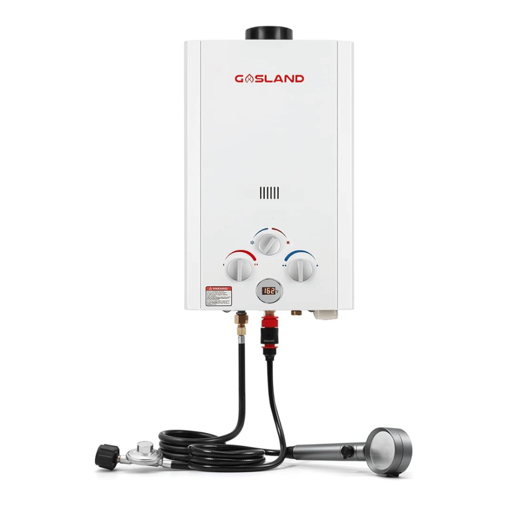 GASLAND 2.64GPM 10L 68,000BTU Portable Tankless Digital Screen Propane Gas Water Heater