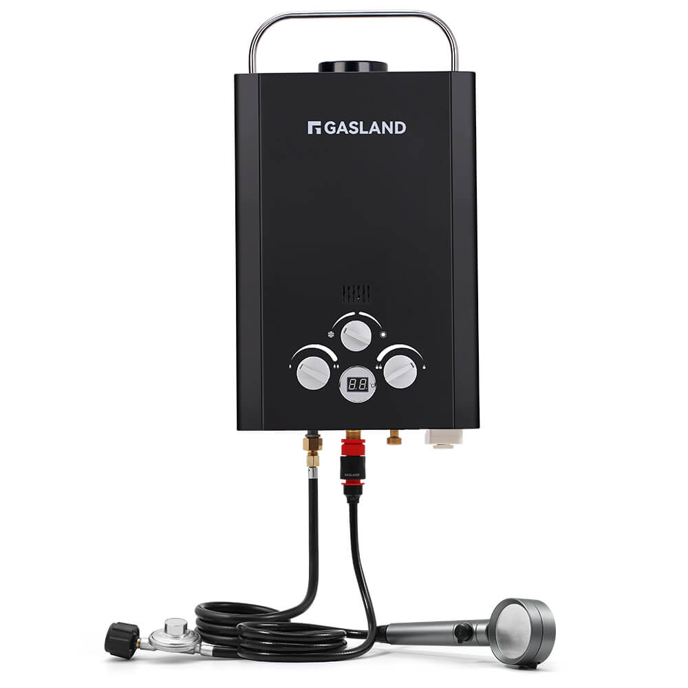 GASLAND 1.58GPM 6L 41,000BTU Portable Tankless Digital Screen Propane Gas Water Heater