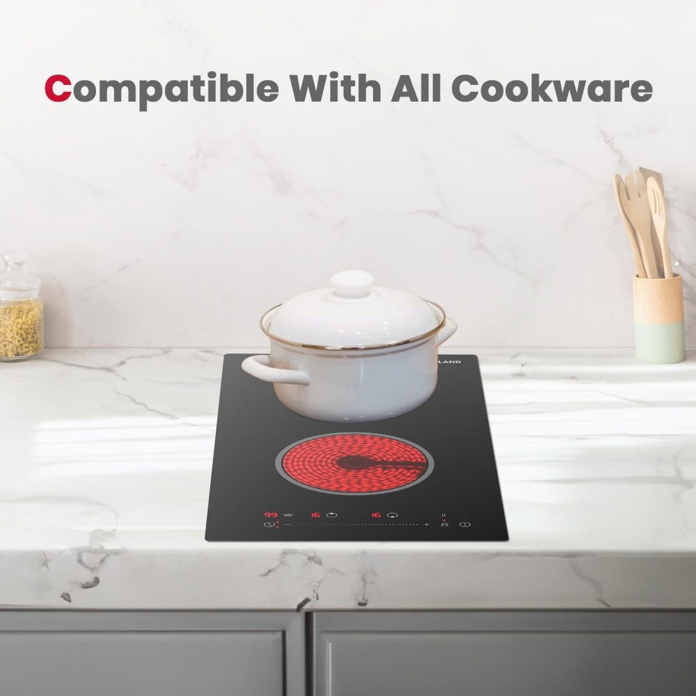 GASLAND 12" 2 Burner Slide Control Electric Cooktop