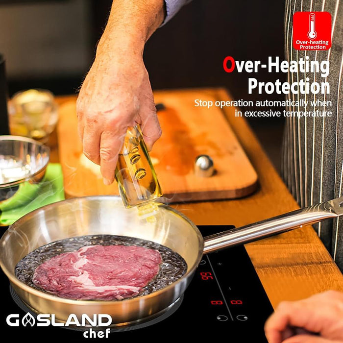 GASLAND Chef 12 Inch 2 Burner Sensor Touch Radiant Ceramic Cooktop