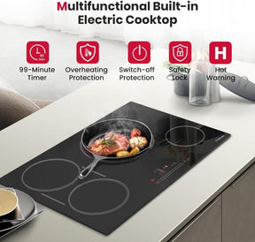 GASLAND 30" 4 Burner Sync Element Slide Touch Control Electric Cooktop
