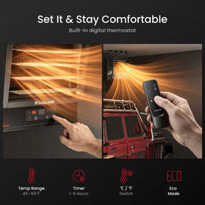 10,000W Heavy-Duty Electric Garage Heater with Remote | 240V