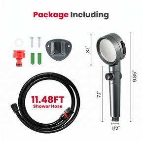 GASLAND High-Pressure Shower Head with 11.48FT Long Hose