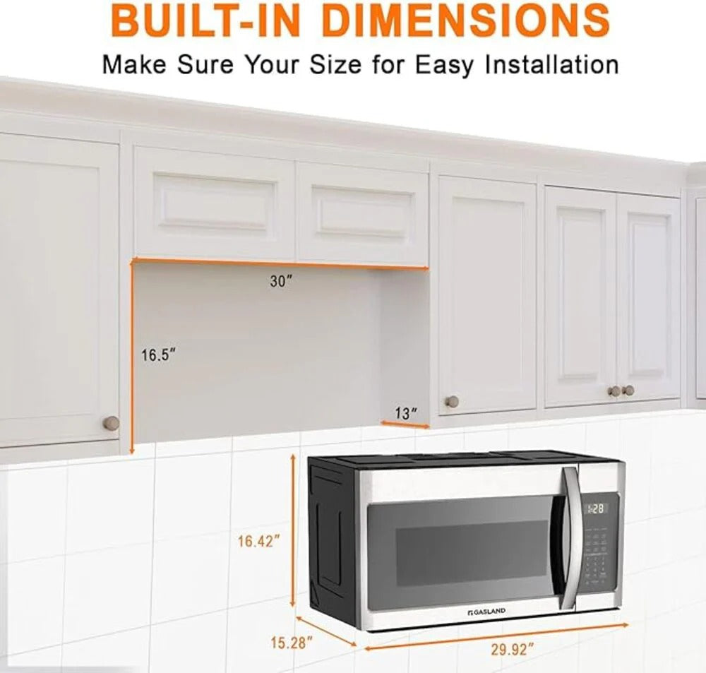GASLAND 30" Over the Range Microwave Oven - 1.9 Cu. Ft.