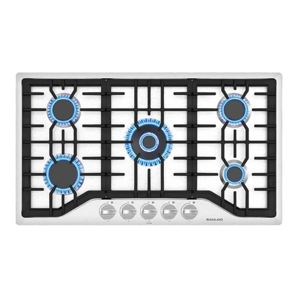 GASLAND 36 Inch 5 Burner Stainless-steel Built-in Gas Cooktop