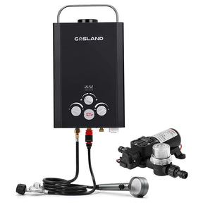 GASLAND 1.58GPM 6L 41,000BTU Portable Tankless Digital Screen Propane Gas Water Heater