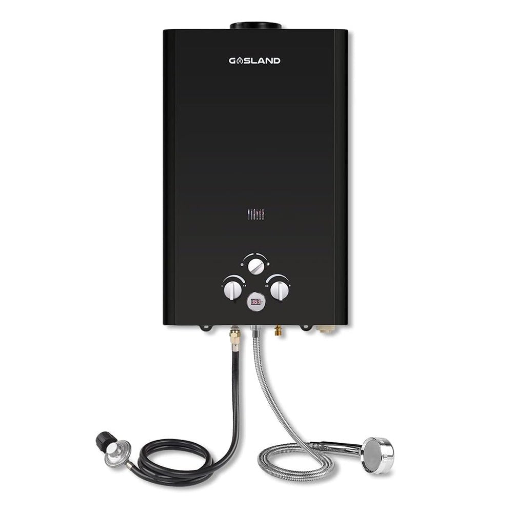 GASLAND 1.58GPM 6L 41,000BTU Portable Tankless Digital Screen Propane Gas Water Heater