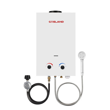 Outdoor Portable Tankless Water Heater- 2.11 GPM 8L-White